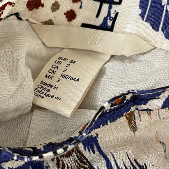 H&m Patterned‎ Calf Length Skirt - Picture 4 of 6